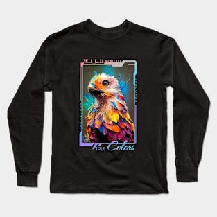 Bird  Animal Discovery Adventure Nature Planet Earth Paint Long Sleeve T-Shirt